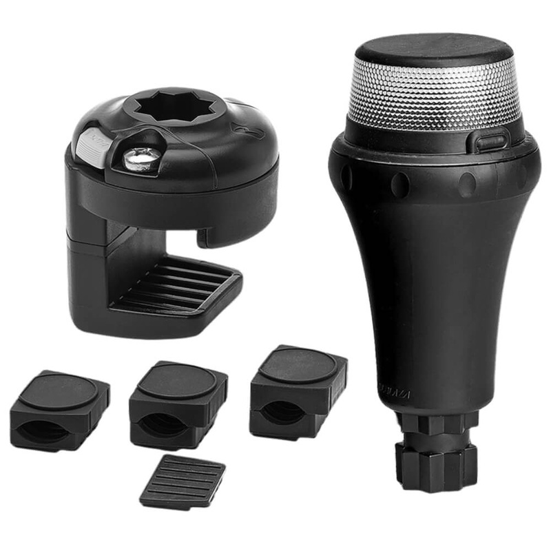 Bimini RailMount mit Licht|Schwarz