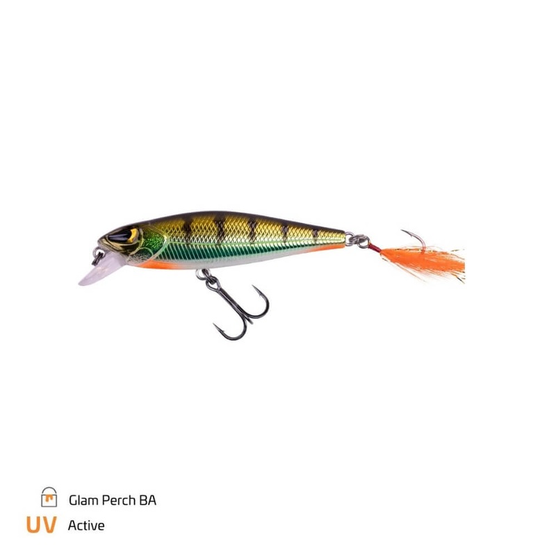 Barsch-Alarm Hitch|6 cm / 0.6 m|7.5 cm / 0.8 m|6 cm / 1.8 m|7.5 cm / 2 m|Glam Perch|Flashing Wakasagi|Spook|Fire Ukki|Mezzo|Purple Chartreuse