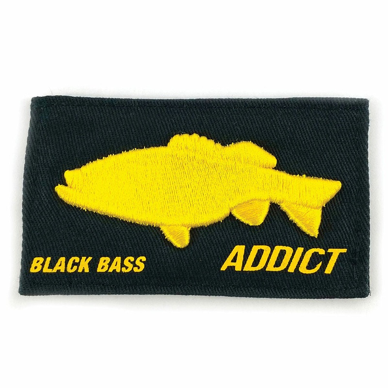 Scratch-Patch|Black Bass Addict|Catfish Addict|Perch Addict|Pike Addict|Sea Bass Addict|Trout Addict|Zander Addict|Schwarz|Grn