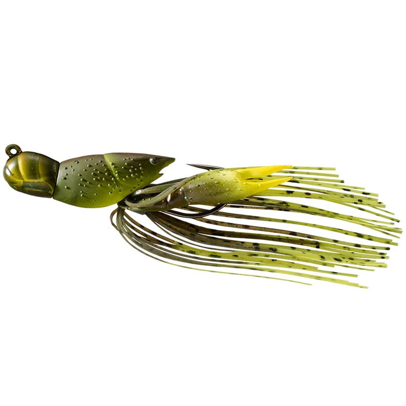 Hollow Body Craw|4 cm|4.5 cm|Green/Chartreuse|Grey/Brown|Natural/Brown