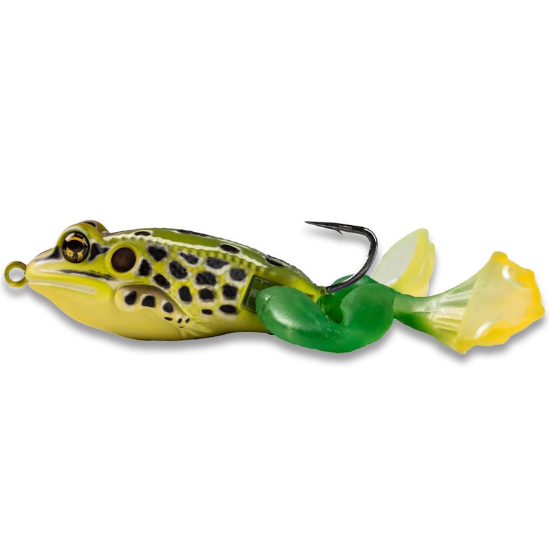 The Ultimate Frog Stride Bait|5 cm|6.3 cm|Emerald / Brown|Floro Green / Yellow|Green / Yellow|Tan / Brown