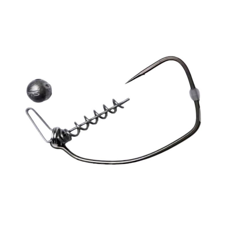 The Weedless Rig|1x Screw / 1x BKK Titan 12/0 / 1×10 g Blei