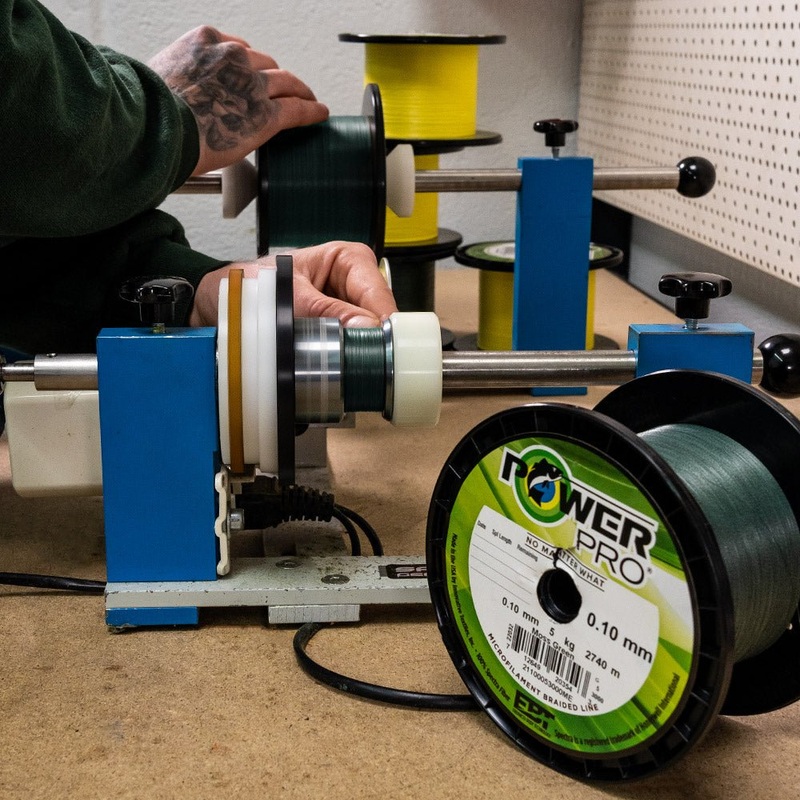 Rolle bespulen: Shimano Power Pro (x4)