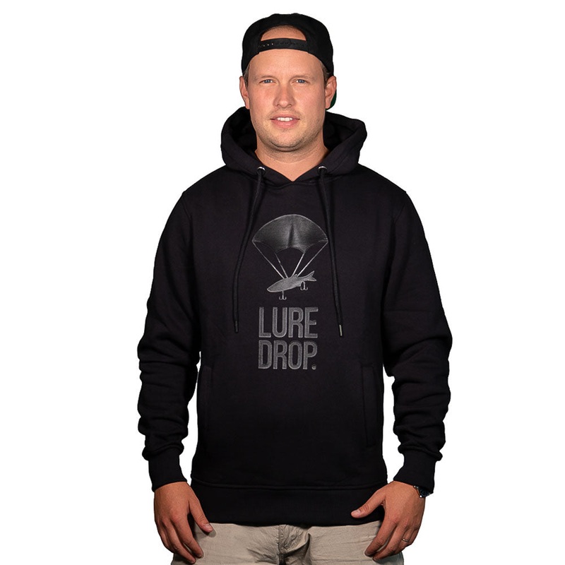 LURE DROP Hoodie Logo All Black
