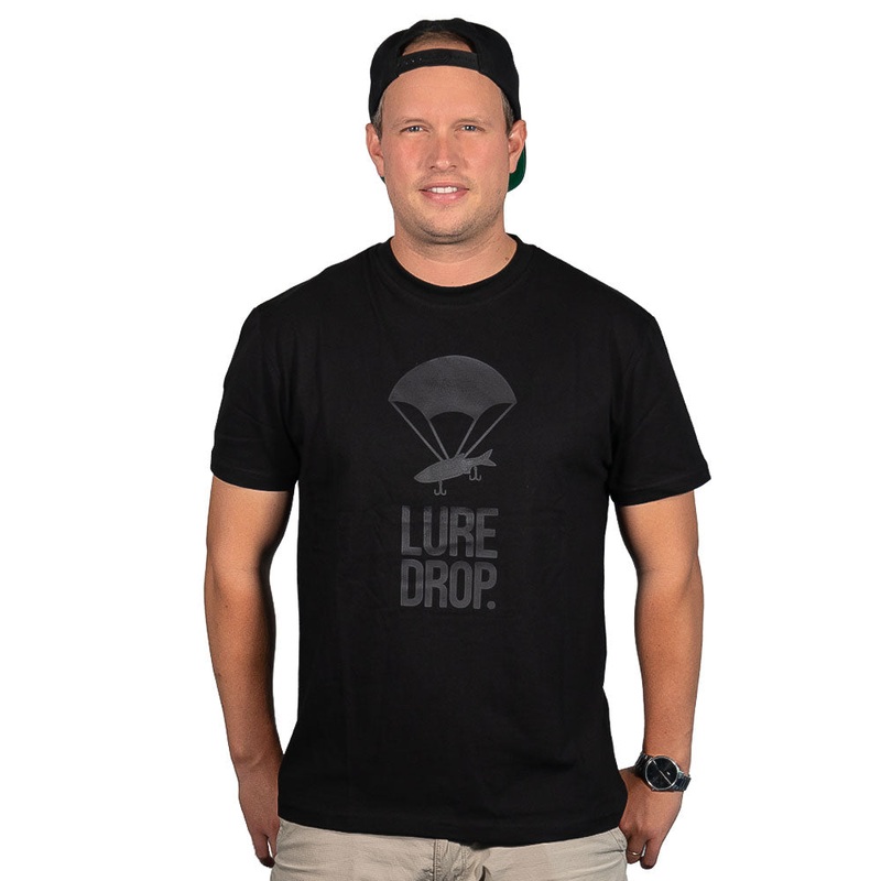 LURE DROP T-Shirt Logo All Black