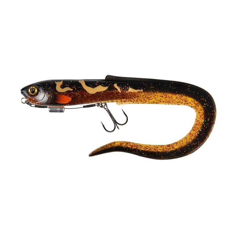 Slick Eel Loaded|21 cm|28 cm|35 cm|Burbot|UV Hot Olive|UV Perch|UV Red Wake
