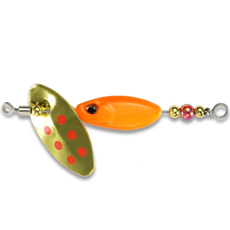 Spearhead Ryuki Spinner|3.5 g|5.0 g|Ayu|Fluorescence Orange|Full Chart Yamame|Green Gold|Gold Slash UV|Lime Chart Yamame|Mat Black|Pink Yamame|Red Gold|Silver Slash UV|Wakasagi|Yamame|Yamame Red Belly