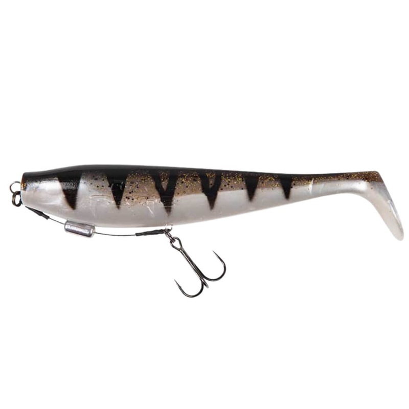 Zander Pro Shad Loaded|16 cm|18 cm|Glitter Perch|Silver Halo|UV Natural Perch