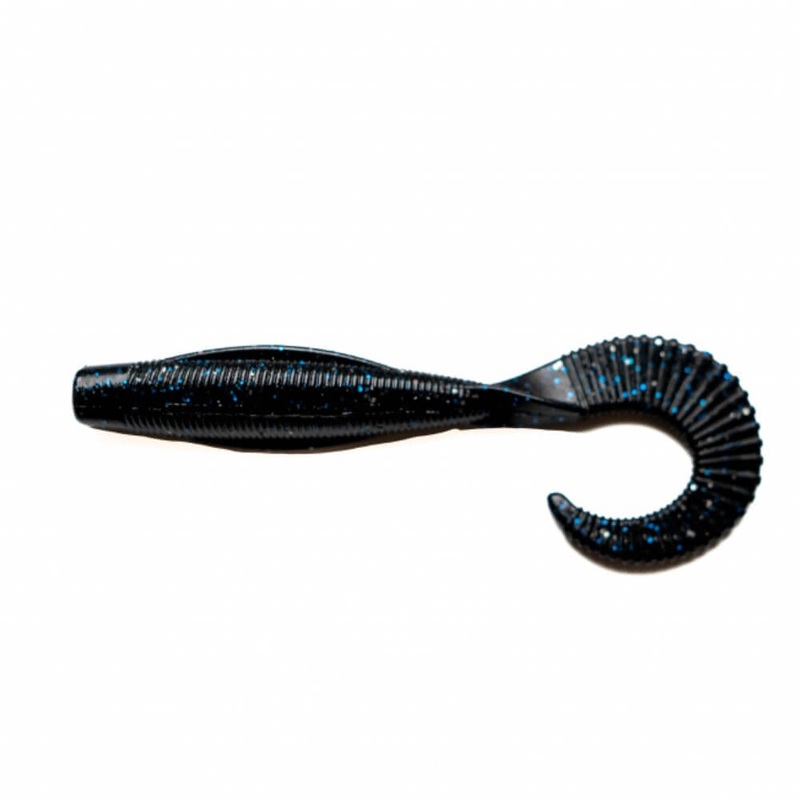 Capuchin Curly 2.7|Black Saphir |05|Blue Gill |09|Light Pumpkin Gold Pepper |03|Red Craw |07