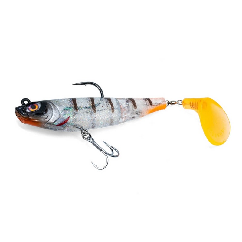 The Swinger Rigged|9 cm|15 cm|Brown Tiger|Nugget|Pearl Minnow|Perch|Pink Candy|Snow White