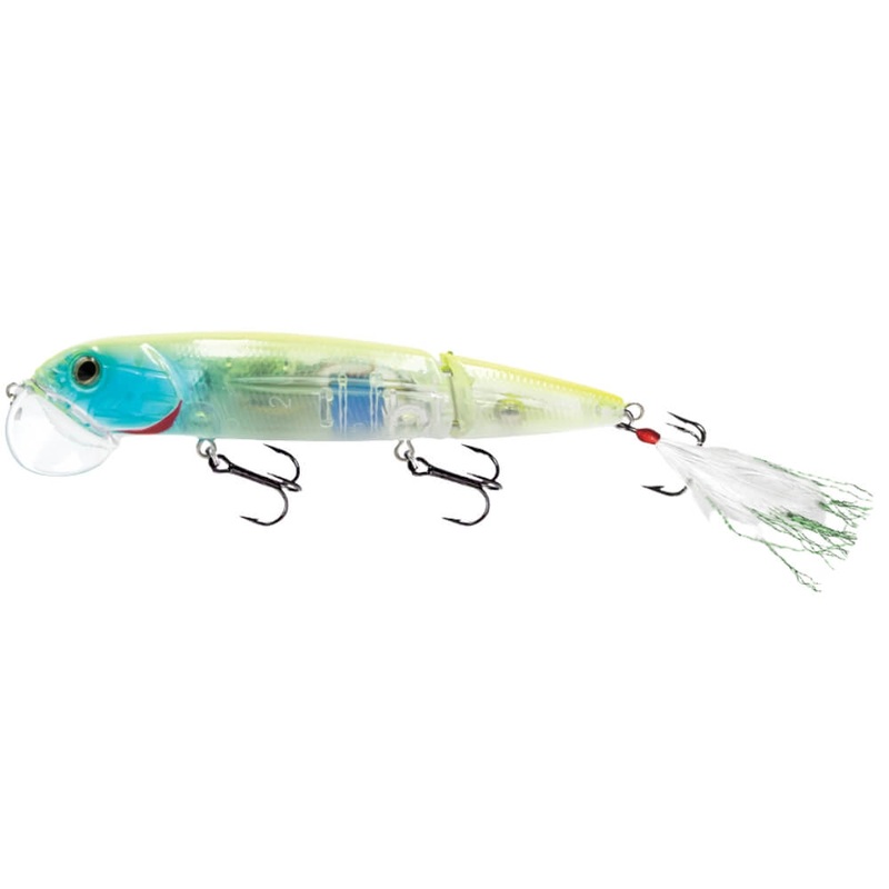 Walking Boss II|Chartreuse Blue Shiner|Midnight|Natural Perch|XXX Shad