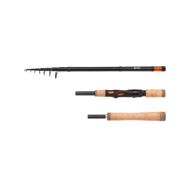 STC AX Mini Tele Spinning|1.80 m / 3-14 g|1.80 m / 7-21 g|2.10 m / 7-21 g|2.10 m / 10-30 g|2.40 m / 3-14 g|2.40 m / 10-30 g|2.70 m / 7-21 g|2.70 m / 10-30 g