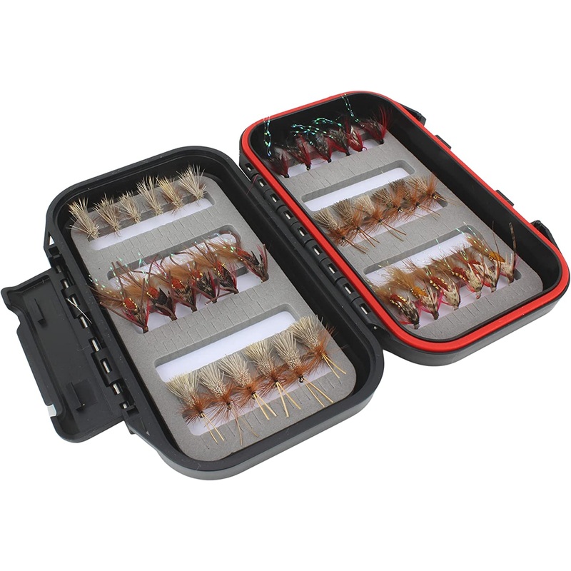 Caddis Fly Assortment, 36 Flies | Fly Box | Wild Water Fly Fishing