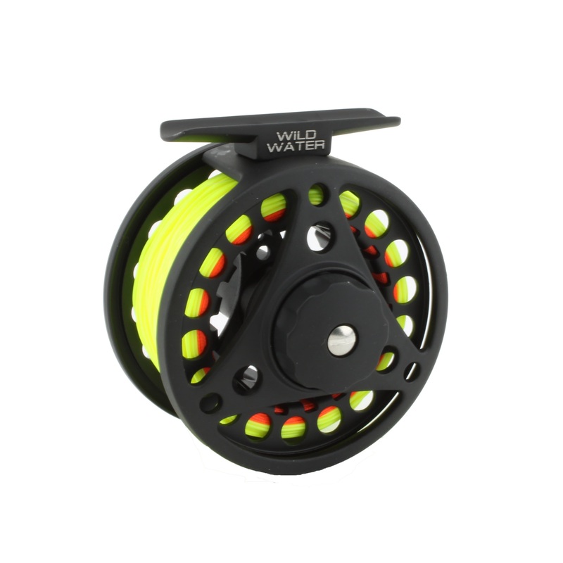 Die Cast 3 Weight or 4 Weight Fly Reel, Floating WF 3wt Line | 20# Backing | 5X Leader | Wild Water Fly Fishing
