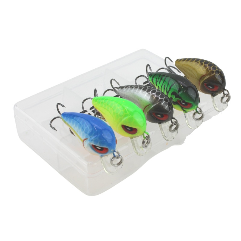 5pc Mini Crankbait Assortment, 1.25 Long | Floating | FORTIS