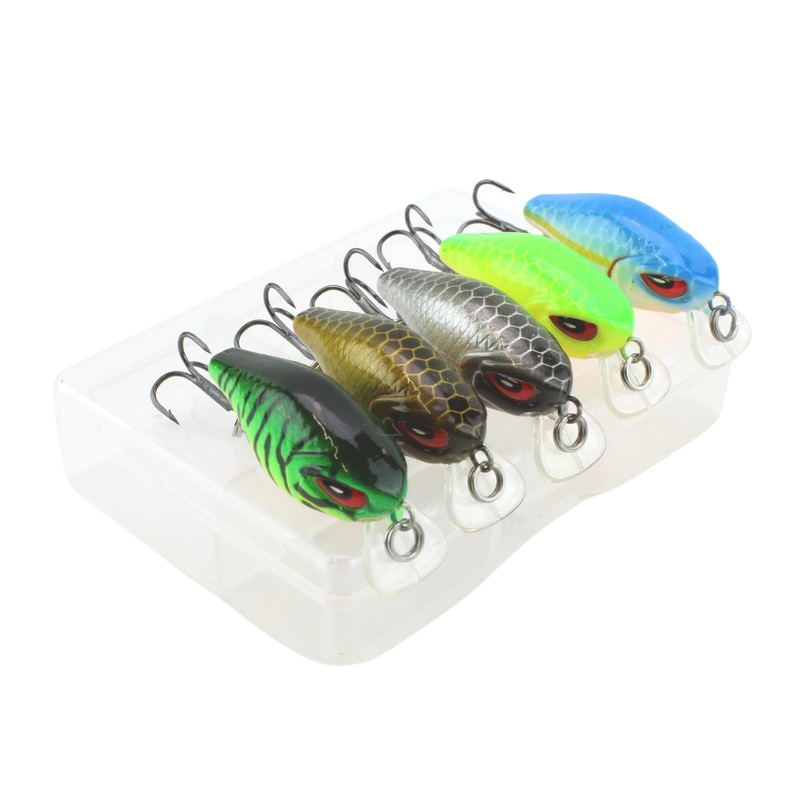 5pc Mini Crankbait Assortment, 1.375 Long | Floating | FORTIS