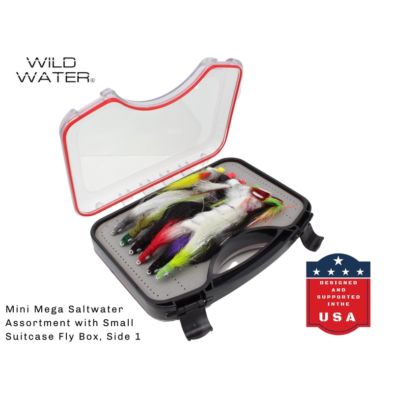 Big Flies for Big Fish Fly Assortment, 30 Flies | Fly Suitcase | Wild Water Fly Fishing