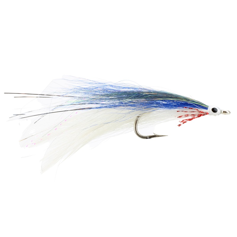Blue and White Deceiver Fly Tying Material Kit, size 2/0 | Wild Water Fly Fishing