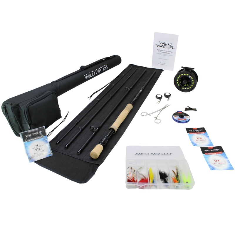 Deluxe Fly Fishing Kit, 12wt Rod | 9ft | 4-piece | Wild Water Fly Fishing