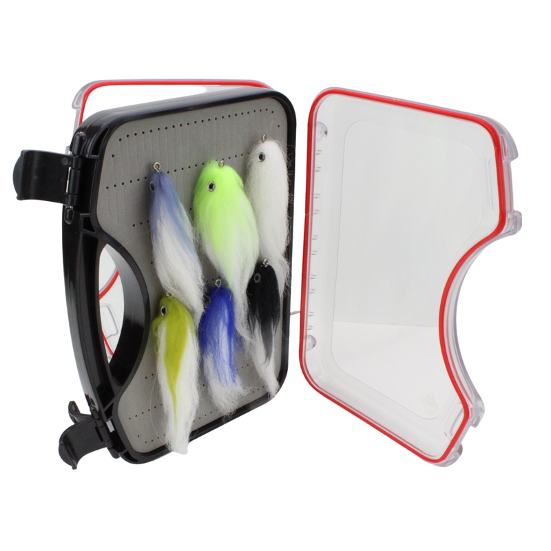 Large EP Fly Assortment, 12 Flies | Freshwater and Saltwater | Fly Suitcase | Wild Water Fly Fishing