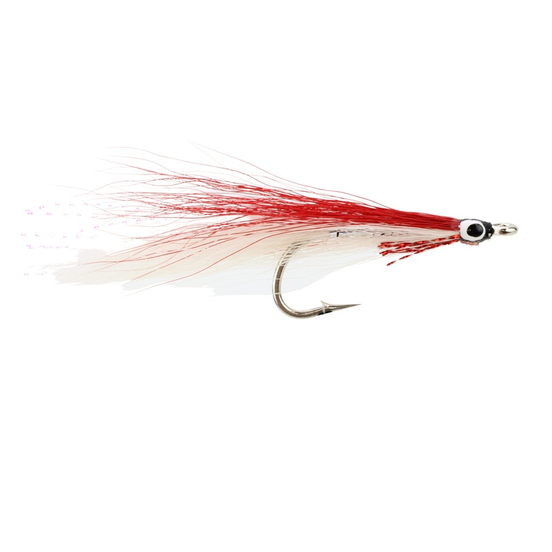 Red and White Deceiver Fly Tying Material Kit, size 2 | Wild Water Fly Fishing