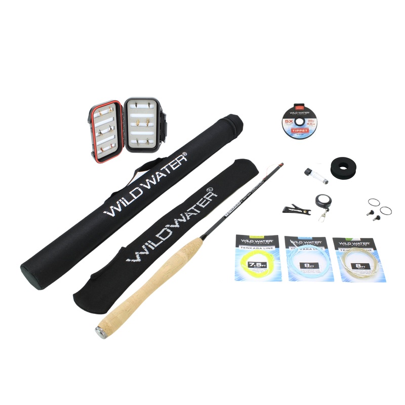 Tenkara Fly Fishing Kit, 8 ft Rod| Wild Water Fly Fishing