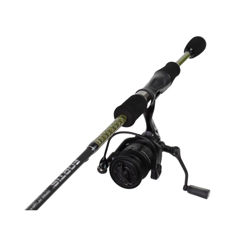 4’8 Ultra Light Action Spinning Rod and Reel Package, 1 Piece Fiberglass/Graphite Spinning Rod  |1000 Spinning Reel | FORTIS
