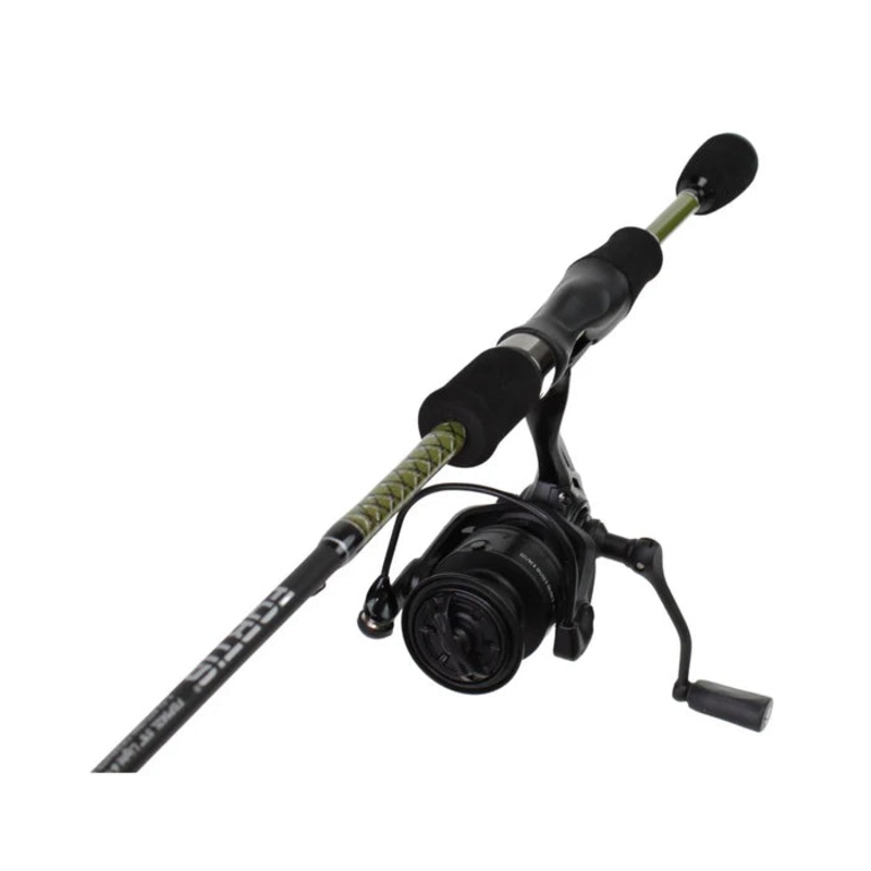 5′ Ultra Light Action Spinning Rod and Reel Package, 1 Piece Fiberglass/Graphite Spinning Rod  |2000 Spinning Reel | FORTIS