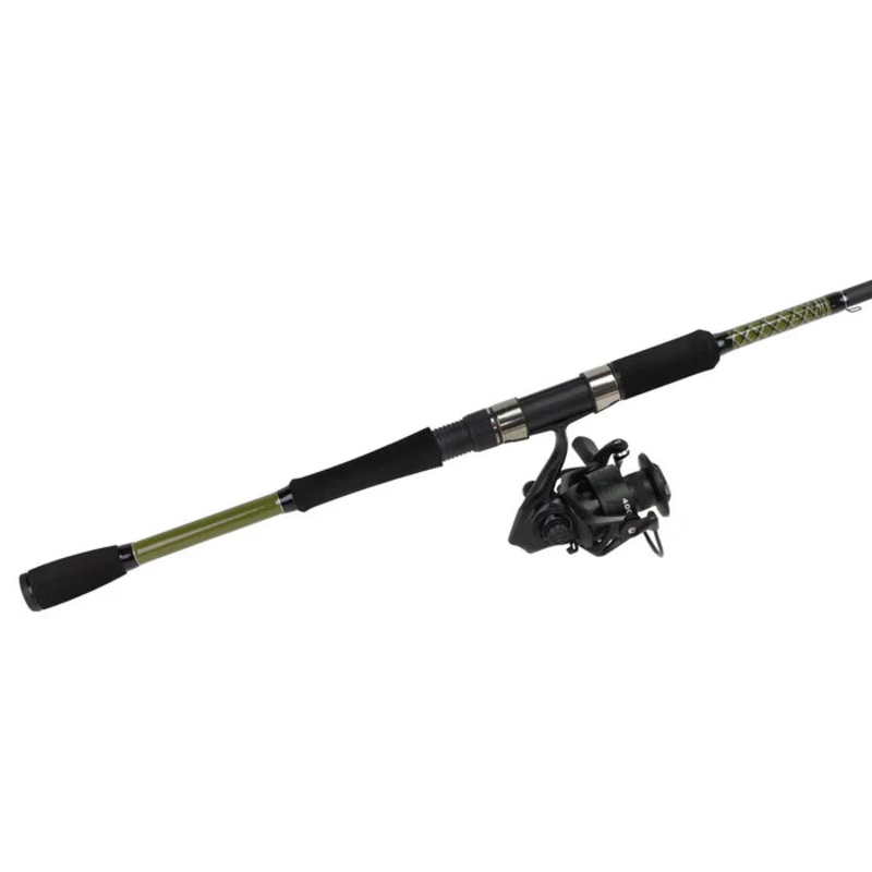 6′ Medium Action Spinning Rod and Reel Package, 2 Piece Fiberglass/Graphite Spinning Rod  |3000 Spinning Reel | FORTIS