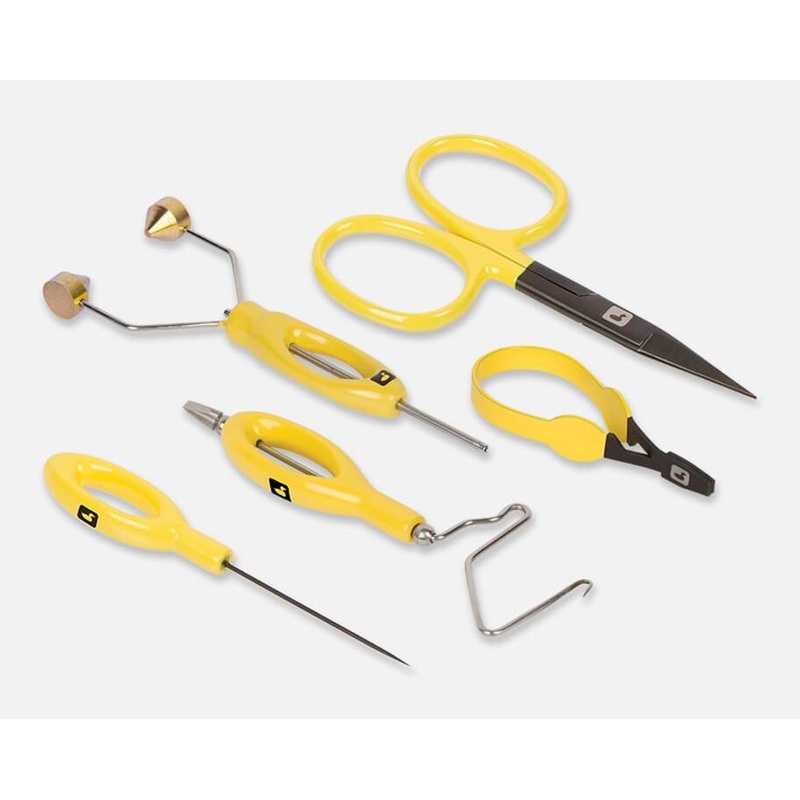 Loon Core Fly Tying Tool Kit|Yellow|Black