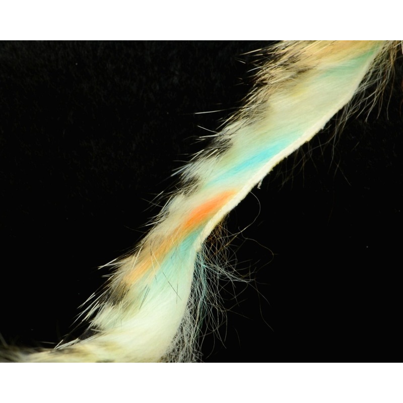 Hareline Black Barred Groovy Bunny Strips