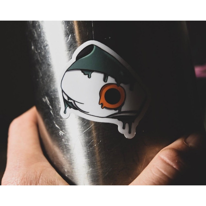 Spawn Dripped Fly Head Stickers