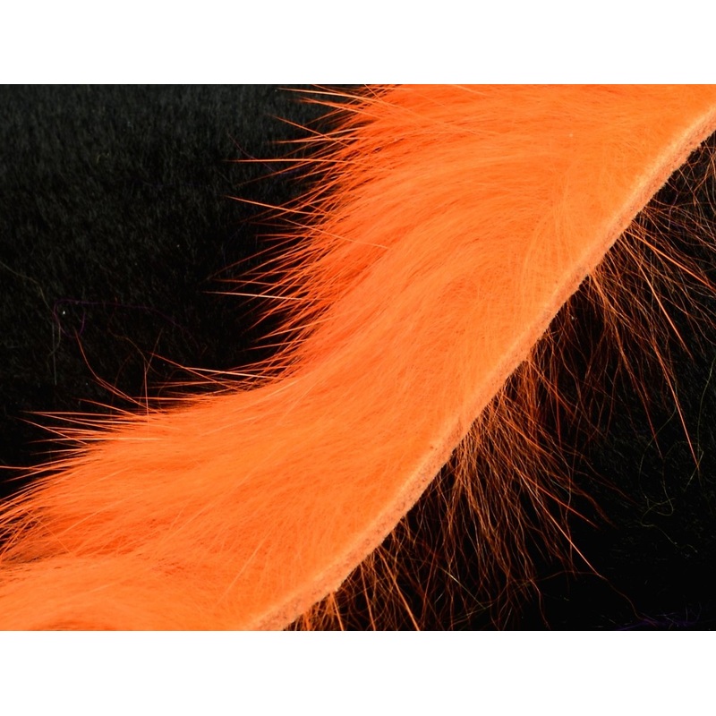 Hareline Crosscut Rabbit Hide|Black|Fluorescent Fuchsia|Fluorescent Sockeye Red|Gold Variant|Golden Dorado|Grizzly Hares Ear|Hot Orange|Olive|Olive Variant|Peach|Sand|Shrimp Pink|Tan|White|Red|Bright Purple
