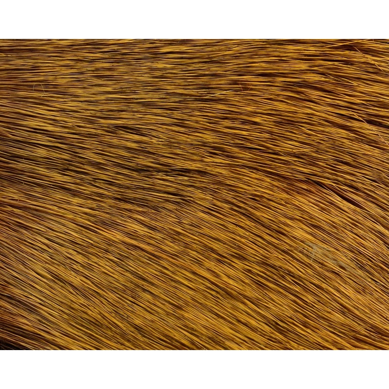 Hareline Dyed Deer Body Hair|Black|Blue|Dark Brown|Golden Brown|Gray|Green|Natural|Olive|Orange|Purple|Red|Rusty Brown|Yellow