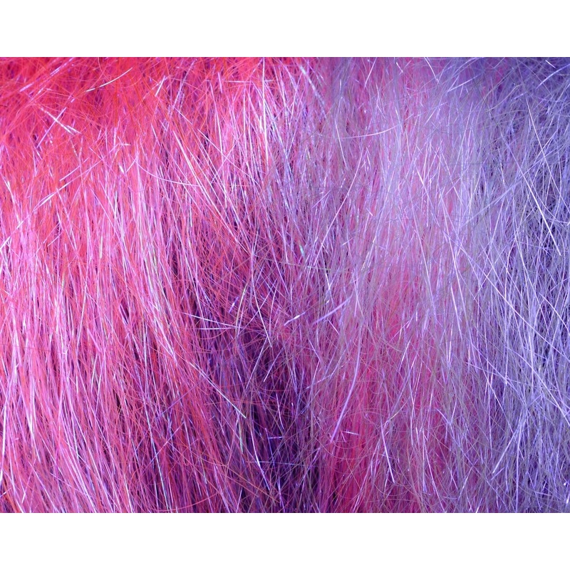 Hareline Ice Dub Minnow Back Shimmer Fringe