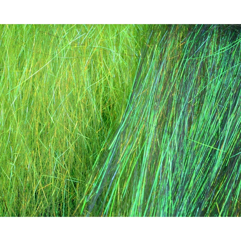 Hareline Ice Dub Minnow Back Shimmer Fringe
