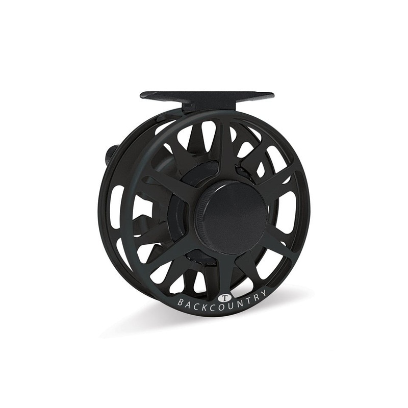 Tibor BackCountry Fly Reel|(5-6-7)|Frost Black|Frost Silver|Slow Speed Poling Zone|North Star
