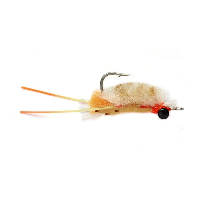 Fulling Mill Sand Flea||2||1/0|Tan & White|White & Gray