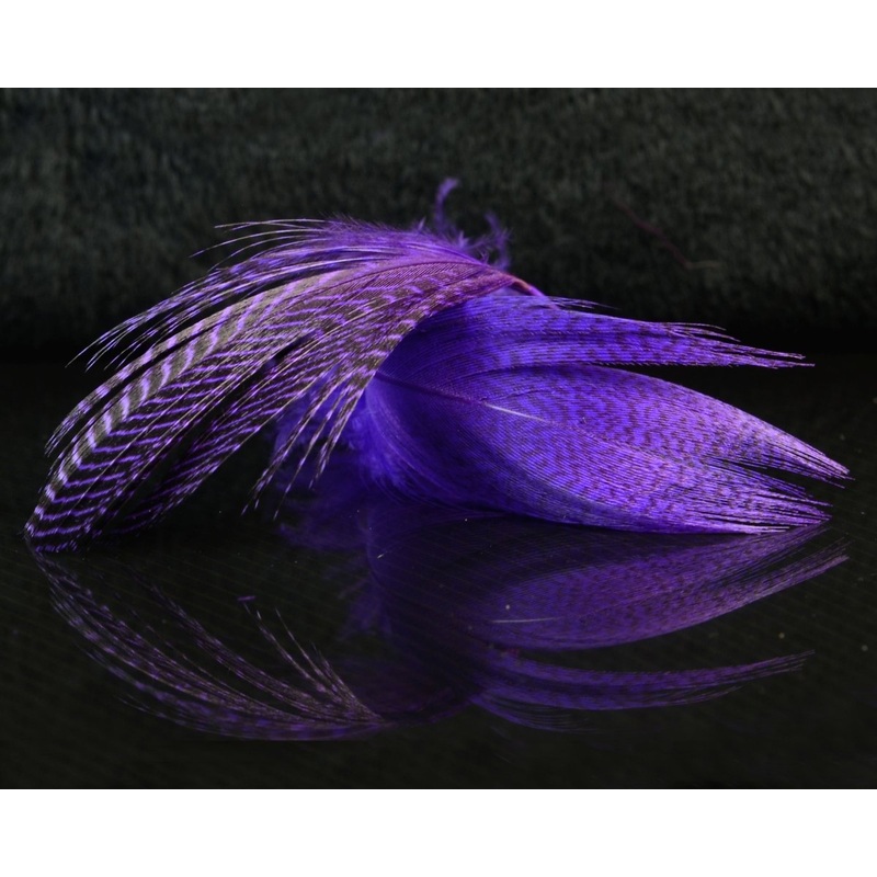 Hareline Mallard Flank|Black|Bright Green|Brown|Fluorescent Fuchsia|Hot Pink|Medium Dun|Natural|Olive|Orange|Purple|Red|Wood Duck Gold|Wood Duck Tan|Yellow