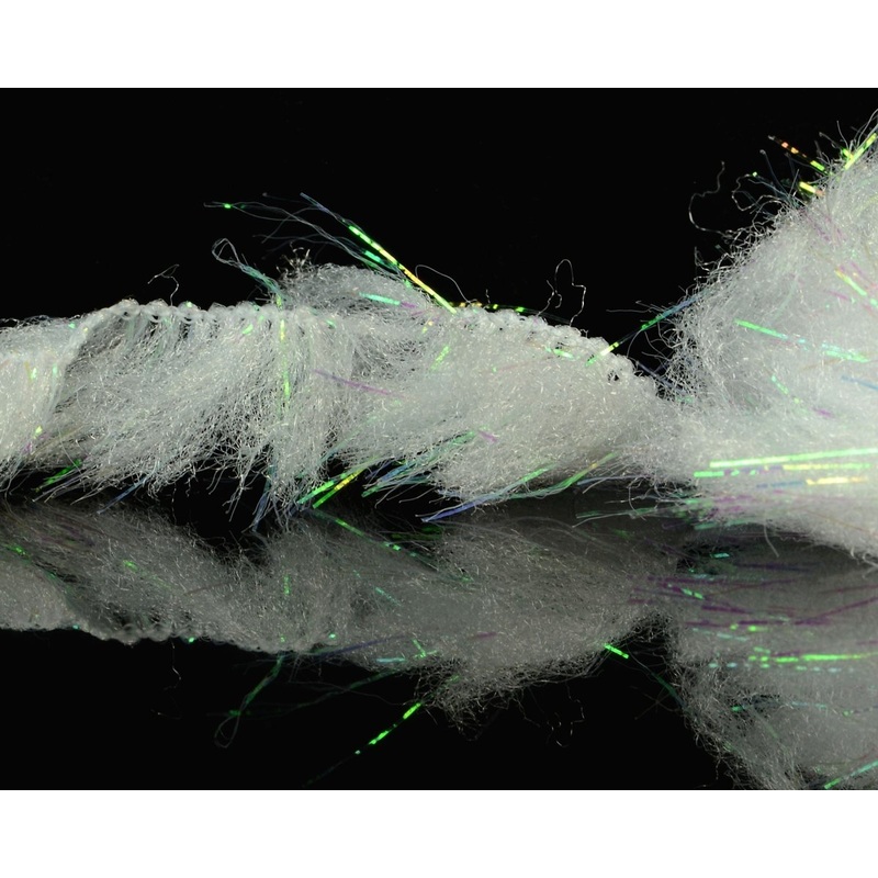 Hareline Minnow Body Wrap|Pearl White|UV White