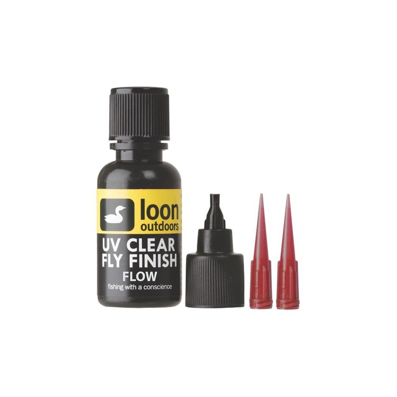 Loon UV Clear Fly Finish|0.5 OZ Bottle|2 OZ Bottle|Flow (Ultra Thin)|Thin|Thick