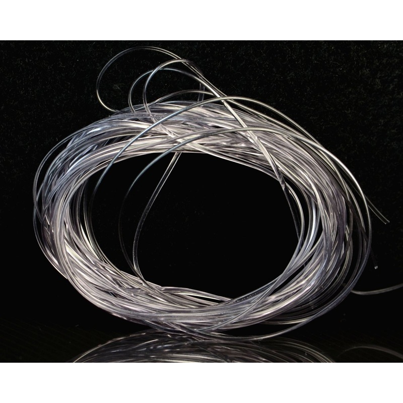 Hareline Vinyl Rib|Midge|Nymph|Medium|Amber|Black|Brown|Chartreuse|Clear|Fluorescent Pink|Green|Grey|Olive|Orange|Purple|Red|Rust|Shrimp Pink|Tan|Yellow