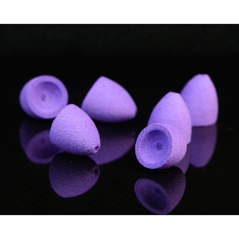 Rainys Mini-Me Popper Heads|Small|Medium|Black|Chartreuse|Golden Yellow|Olive|Purple|White|Yellow