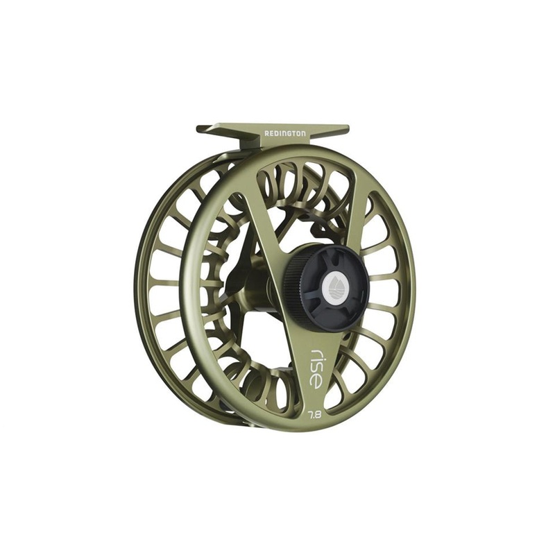 Redington Rise III Fly Reel|(3/4)|(5/6)|(7/8)|Black|Olive|Silver