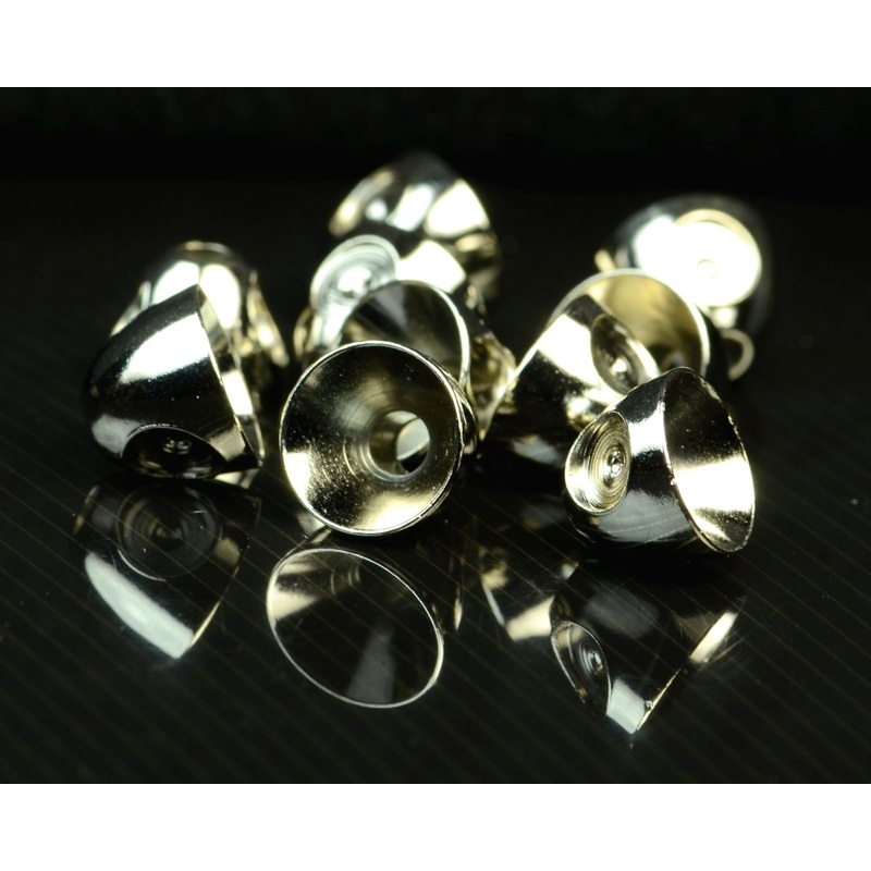 Spirit River Cross-Eyed Cones|1/4 in // 6.3 mm|3/8 in // 9.6 mm|7/16 in // 11.11 mm|Black|Gold|Nickel