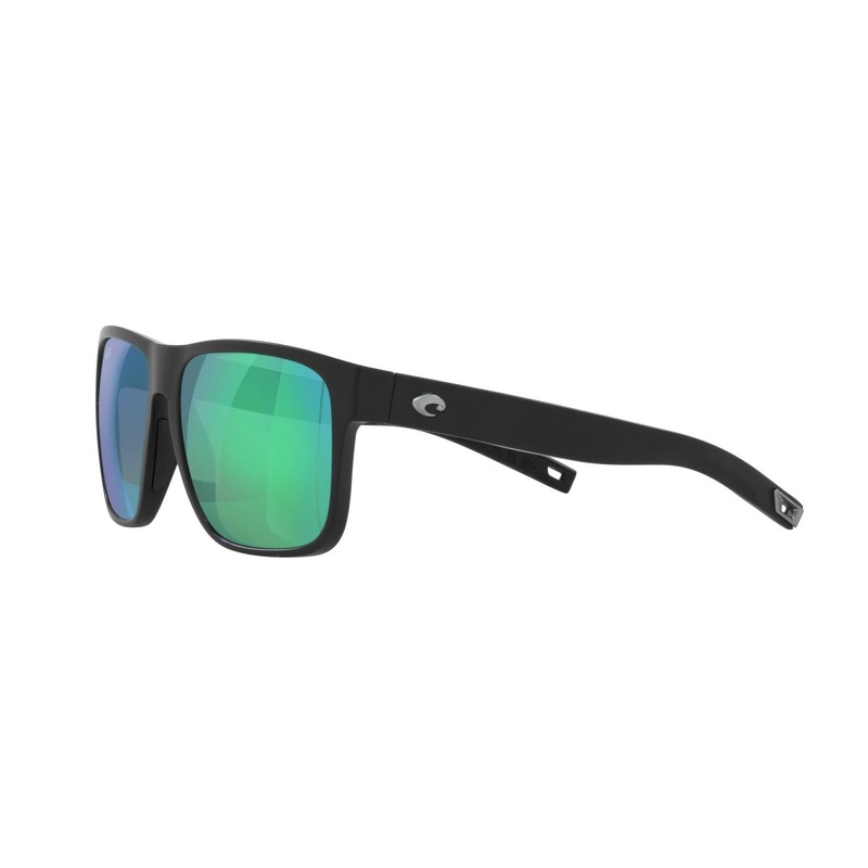 Costa Spearo XL Sunglasses|Matte Black|Matte Reef|Green Mirror Polarized Glass