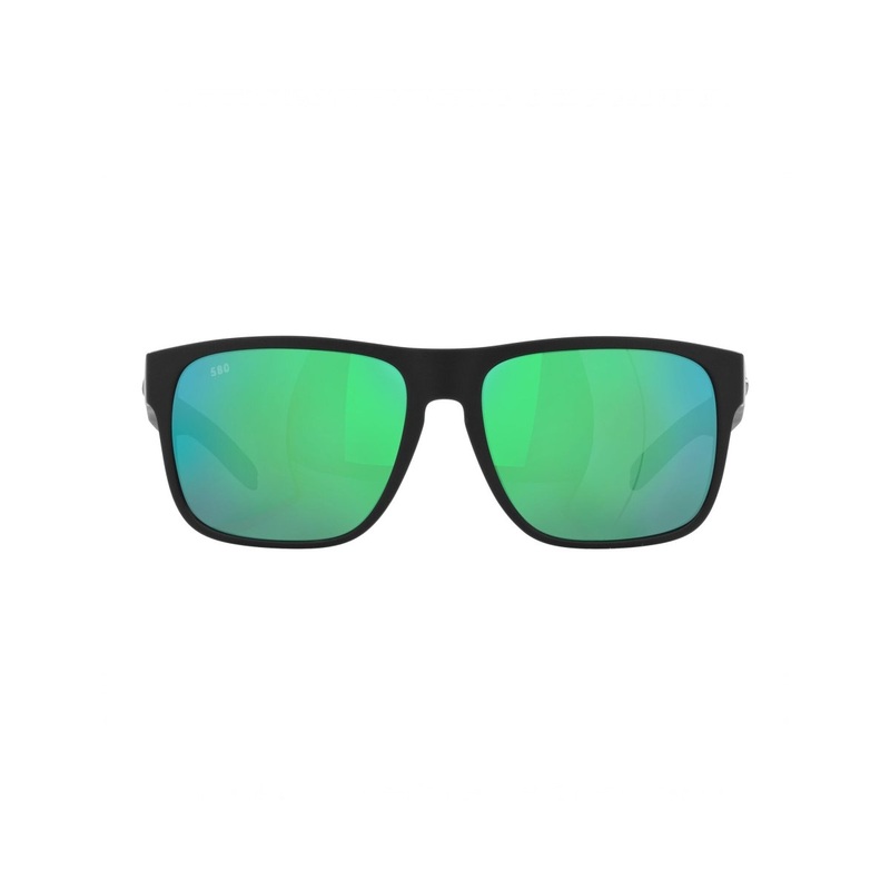 Costa Spearo XL Sunglasses|Matte Black|Matte Reef|Green Mirror Polarized Glass