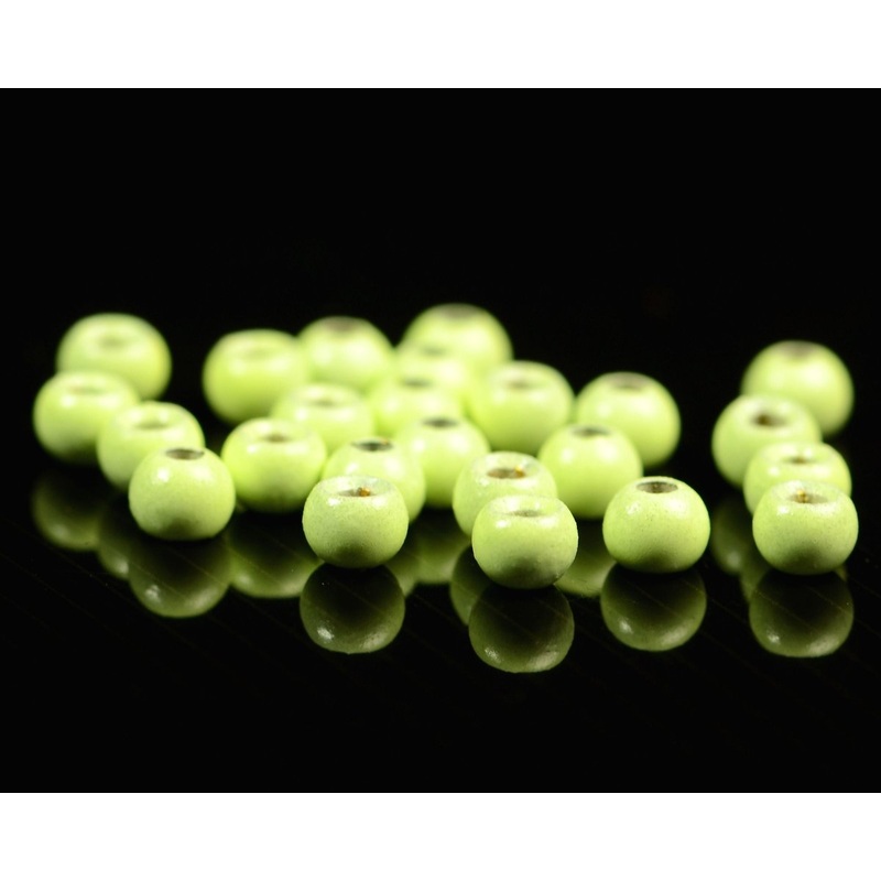 Hareline Dazzle Brass Beads – Glow in the Dark