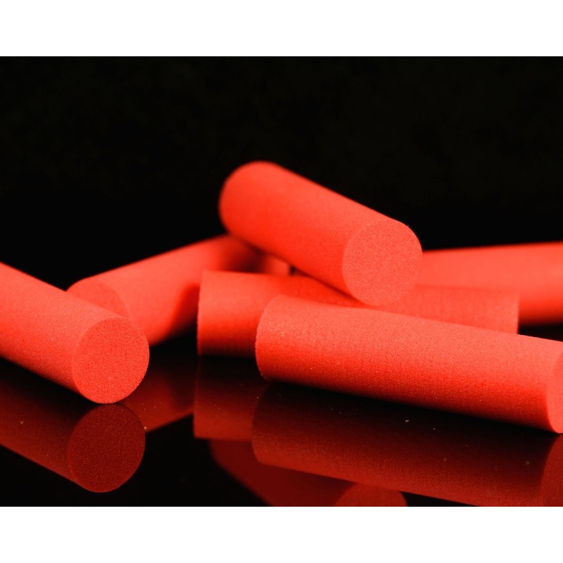 River Road Foam Cylinders|Extra Small (1/4 Inch)|Small (5/16 Inch)|Medium (3/8 Inch)|Large (7/16 Inch)|Extra Large (1/2 Inch)|5/8 Inch|3/4 Inch|15/16 Inch|Black|Blue|Chartreuse|Olive|Orange|Red|White|Yellow