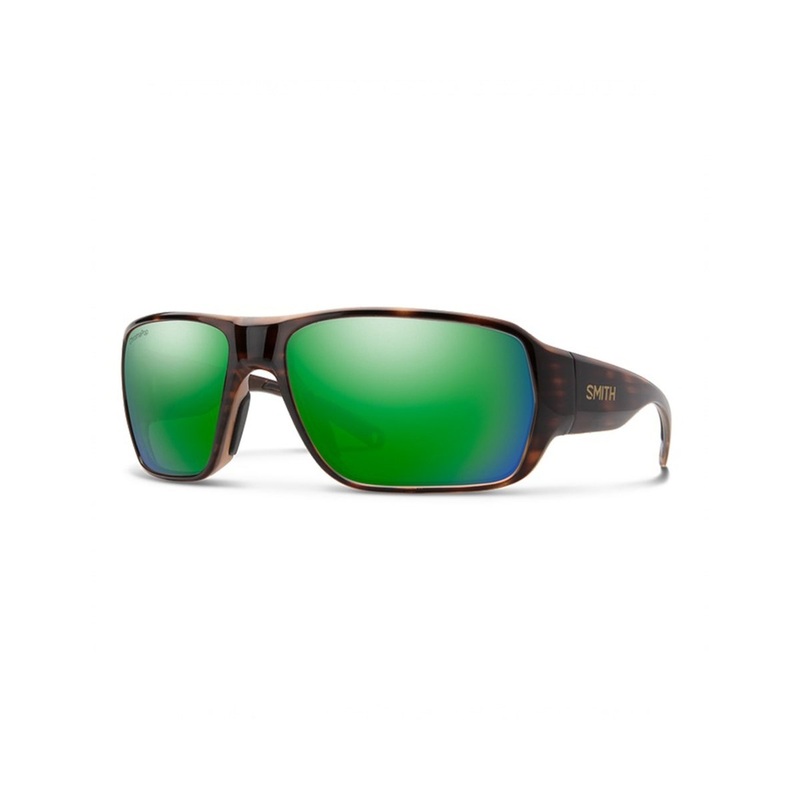 Smith Castaway Sunglasses|Tortoise|ChromaPop Glass Polarized Green Mirror|ChromaPop Glass Polarized Low Light Yellow